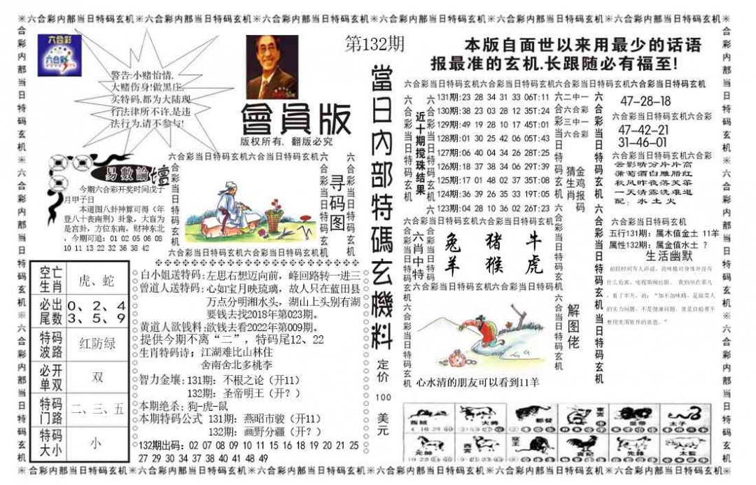 132期当日特码玄机报[图]
