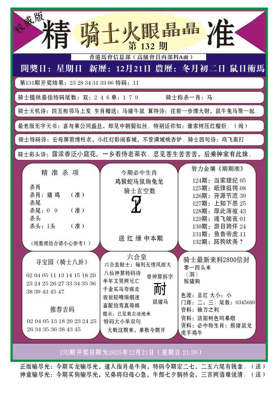 132期骑士火眼晶晶a[图]